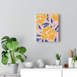 Abstract Floral Elegance Canvas Wall Art