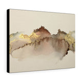 Abstract water color marble blot Canvas Gallery Wrap